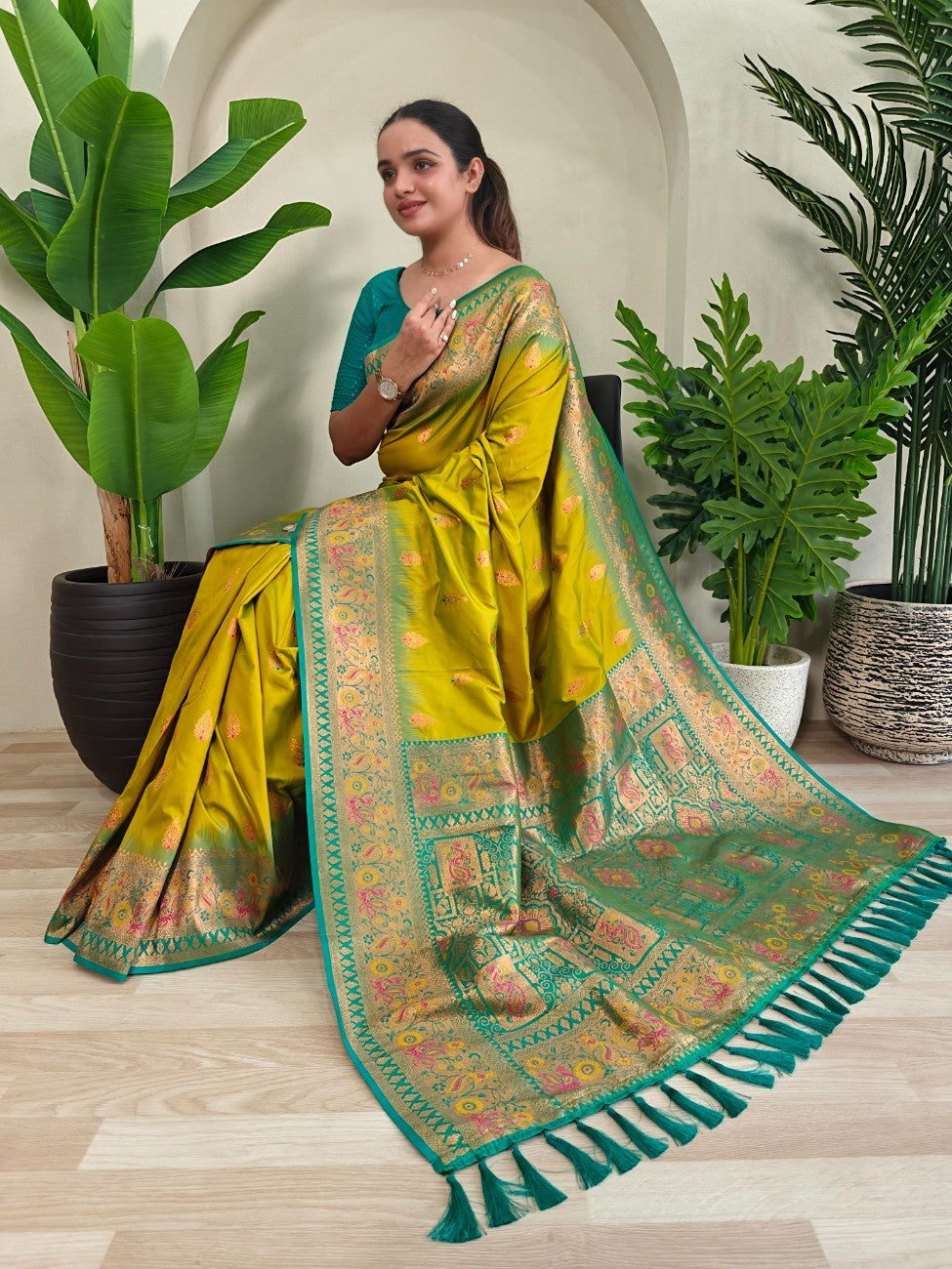 Pure Paithani Silk Saree