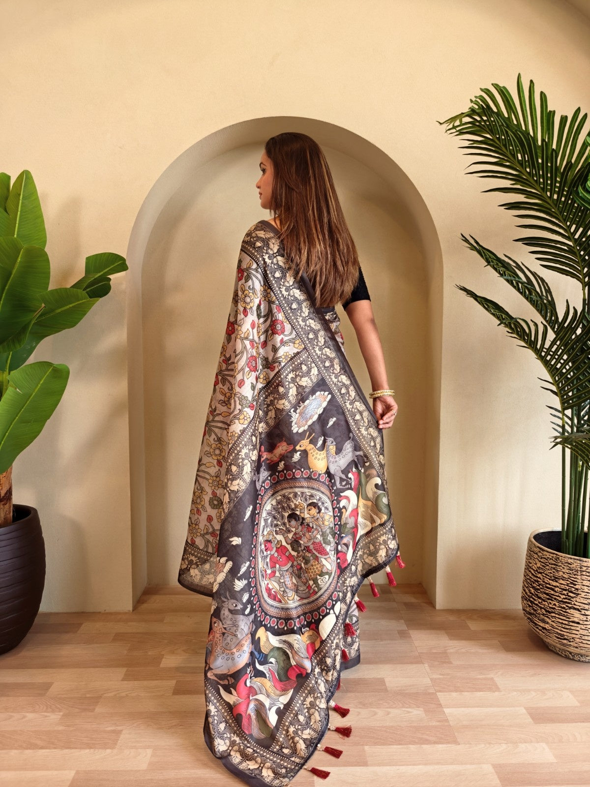Cotton Chanderi Saree