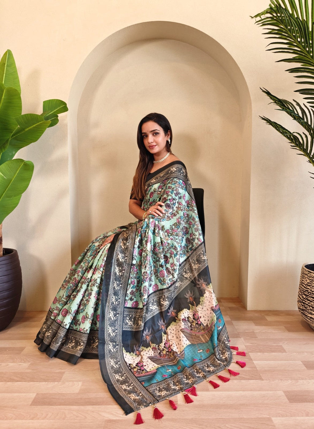 Cotton Chanderi Saree