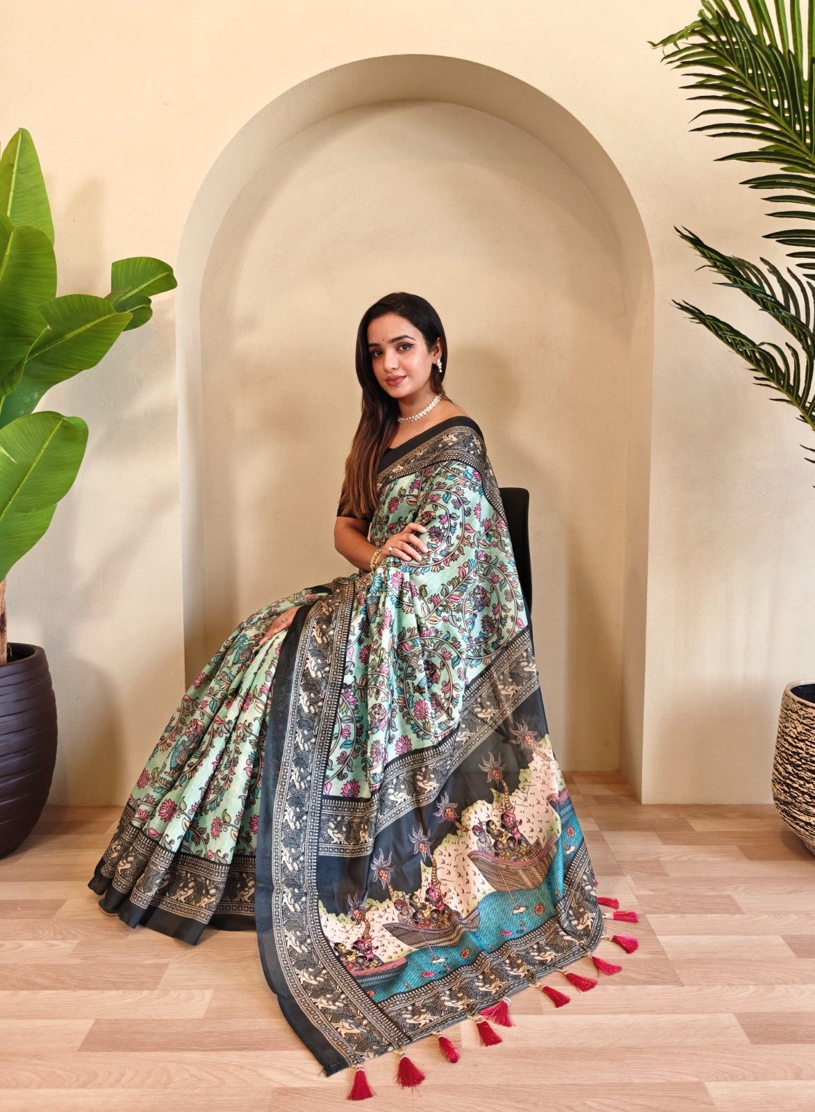 Cotton Chanderi Saree