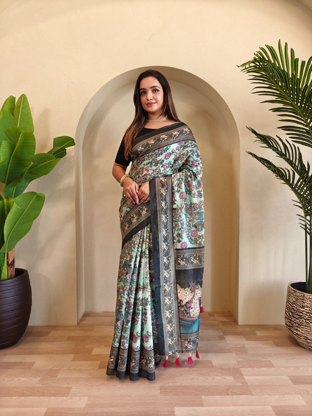Cotton Chanderi Saree