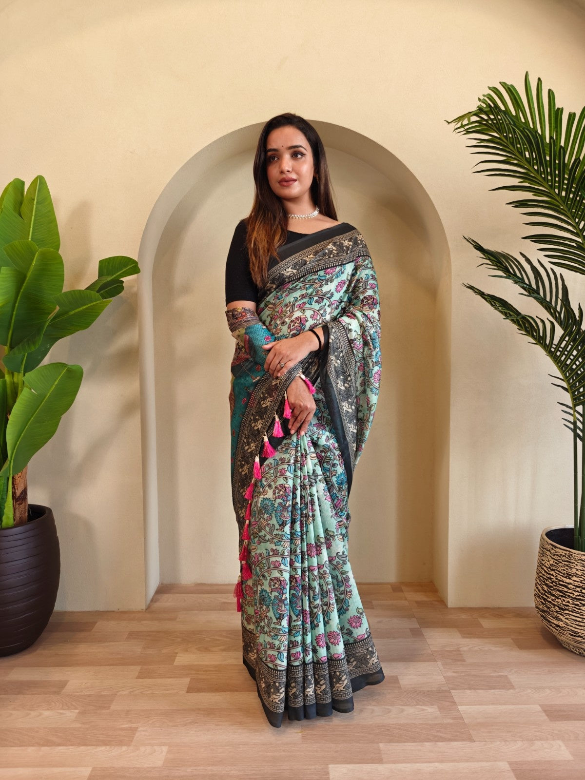Cotton Chanderi Saree