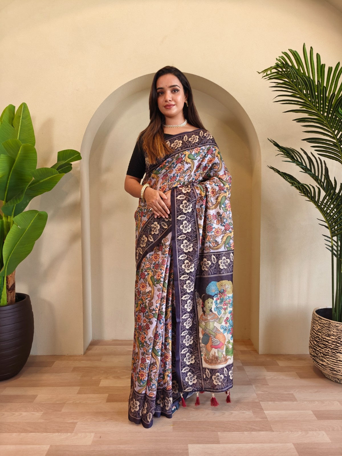 Cotton Chanderi Saree