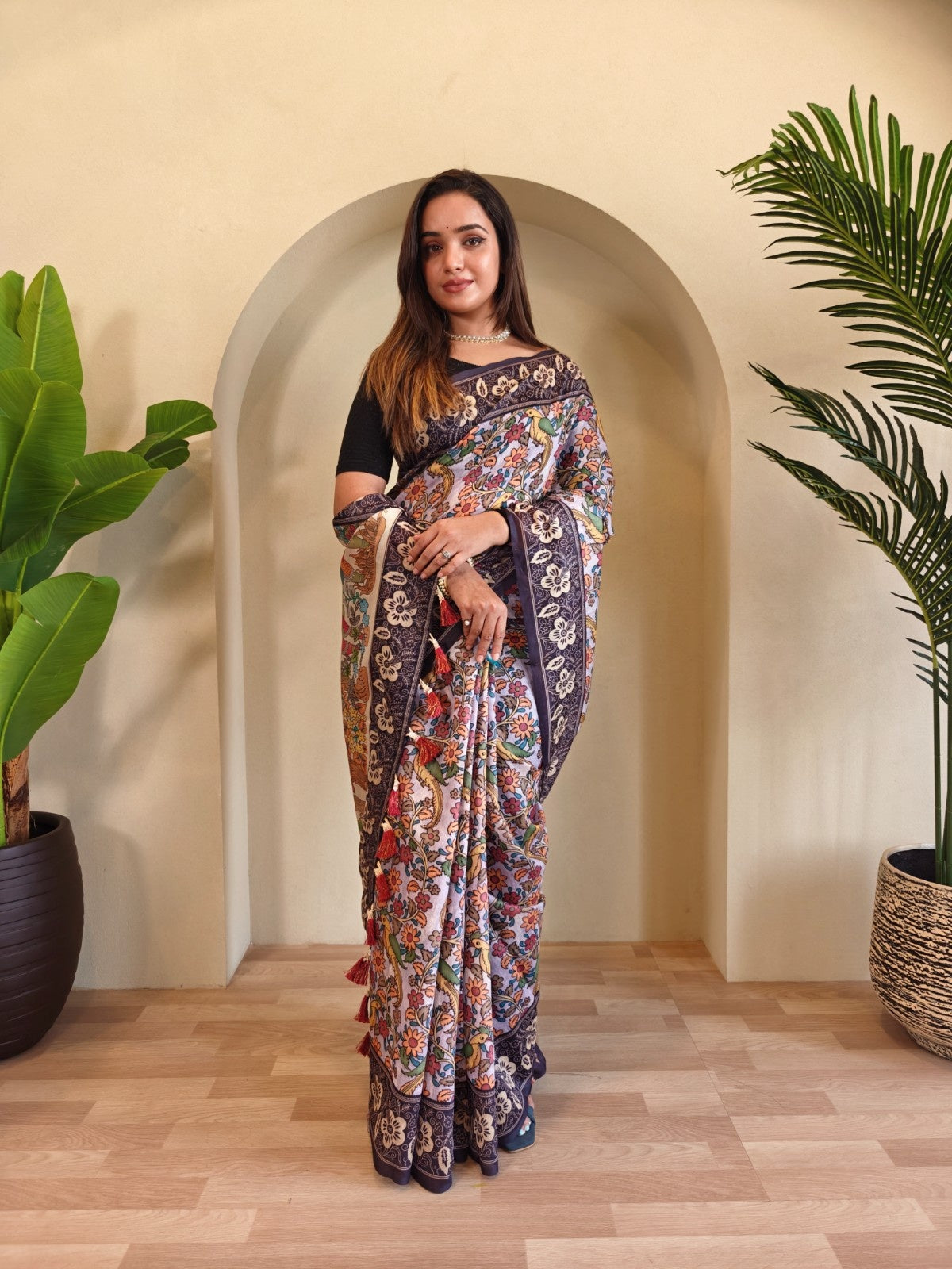 Cotton Chanderi Saree