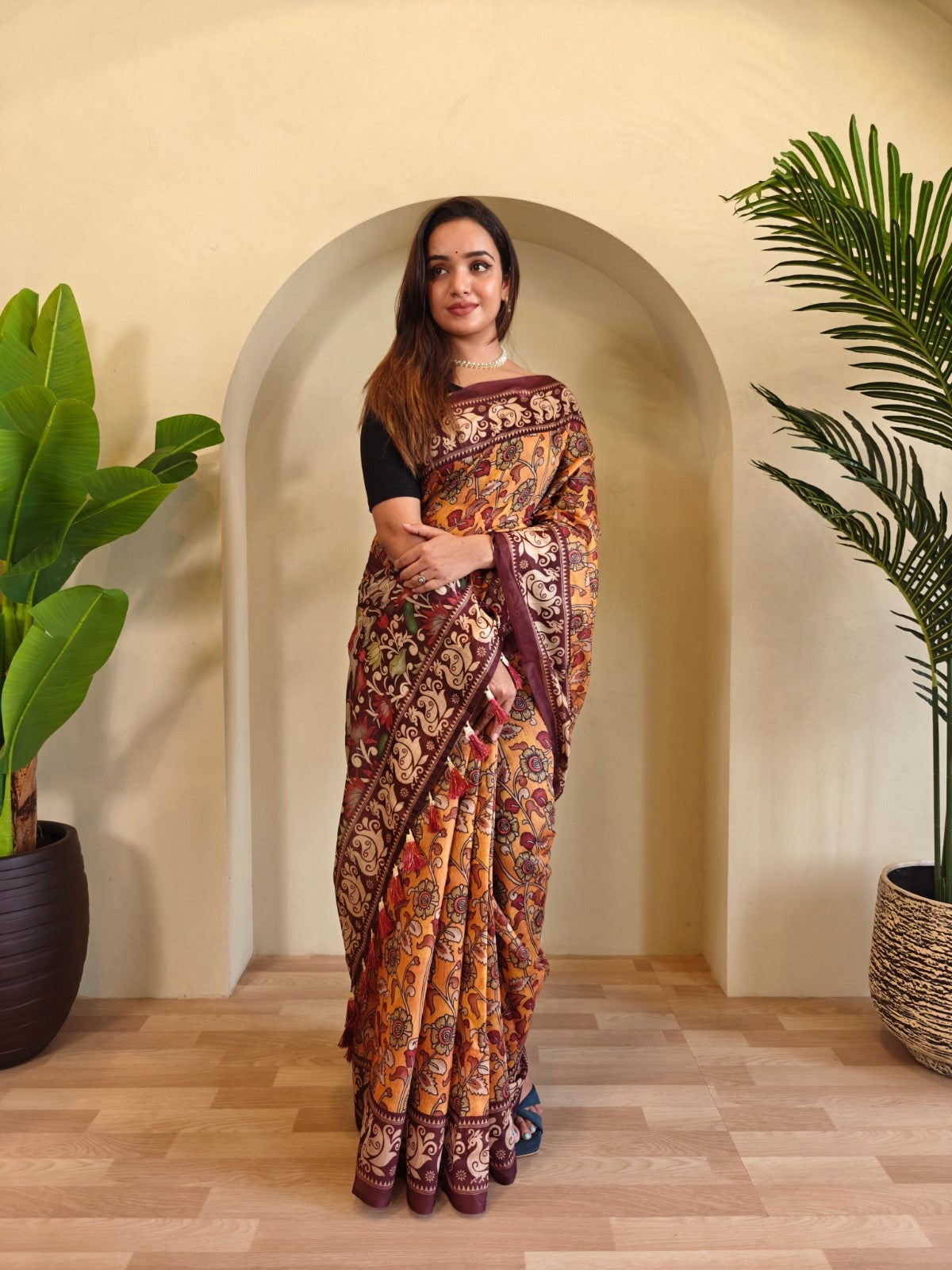 Cotton Chanderi Saree