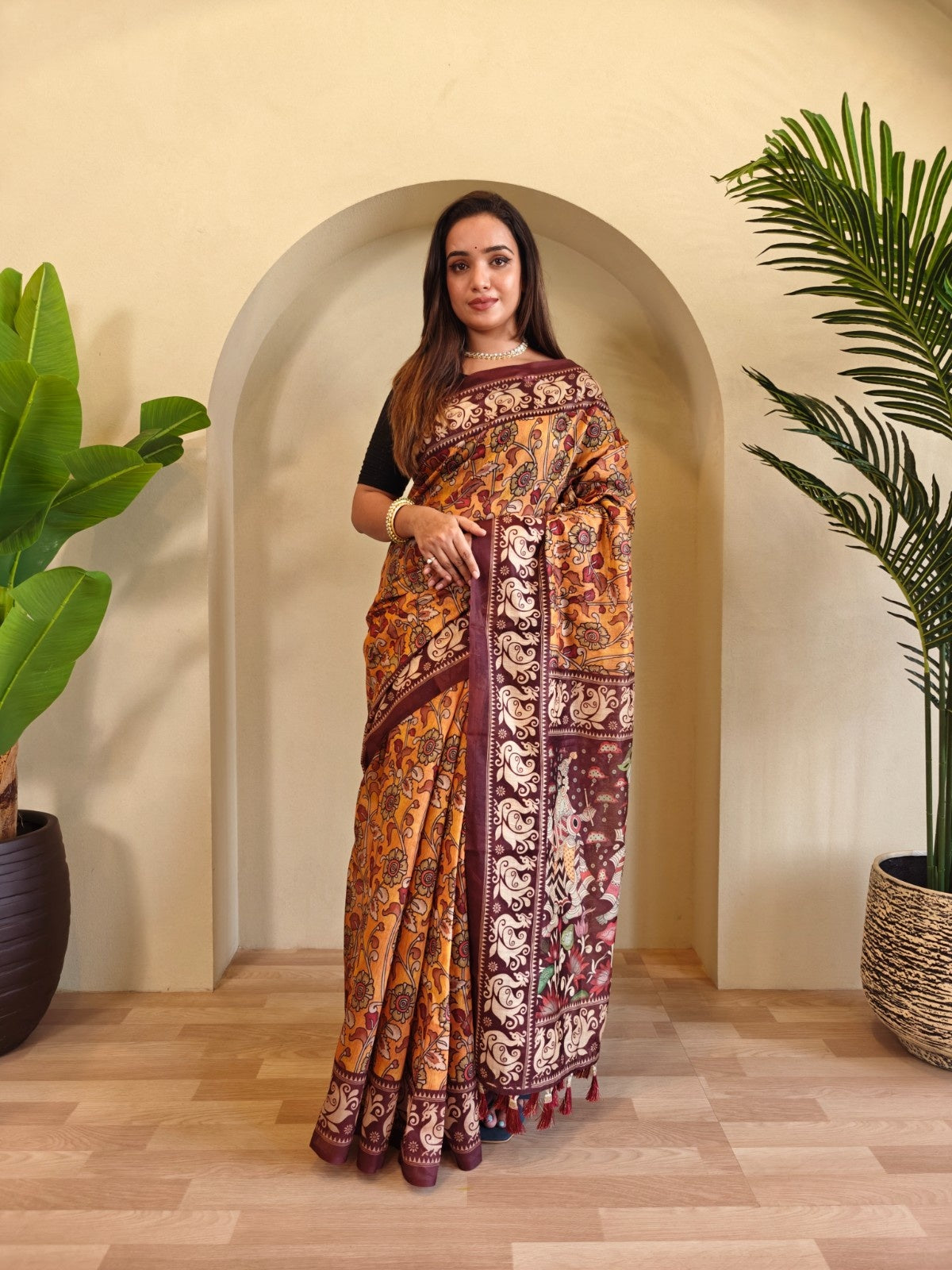 Cotton Chanderi Saree