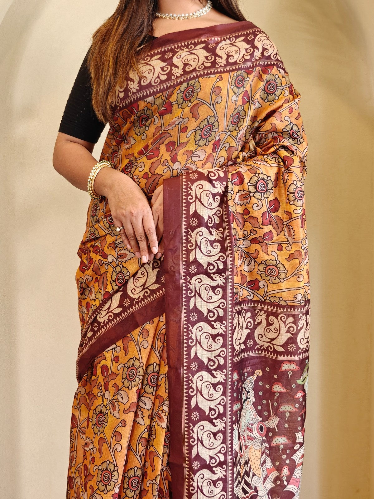 Cotton Chanderi Saree