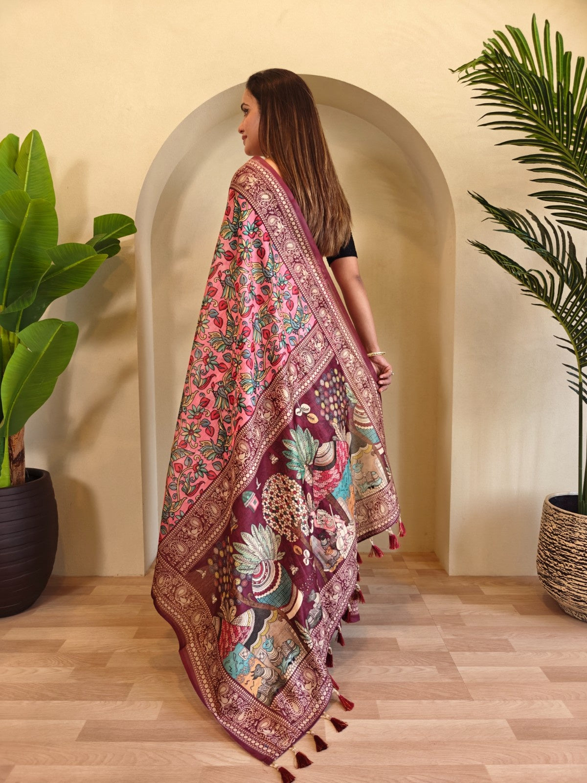 Cotton Chanderi Saree