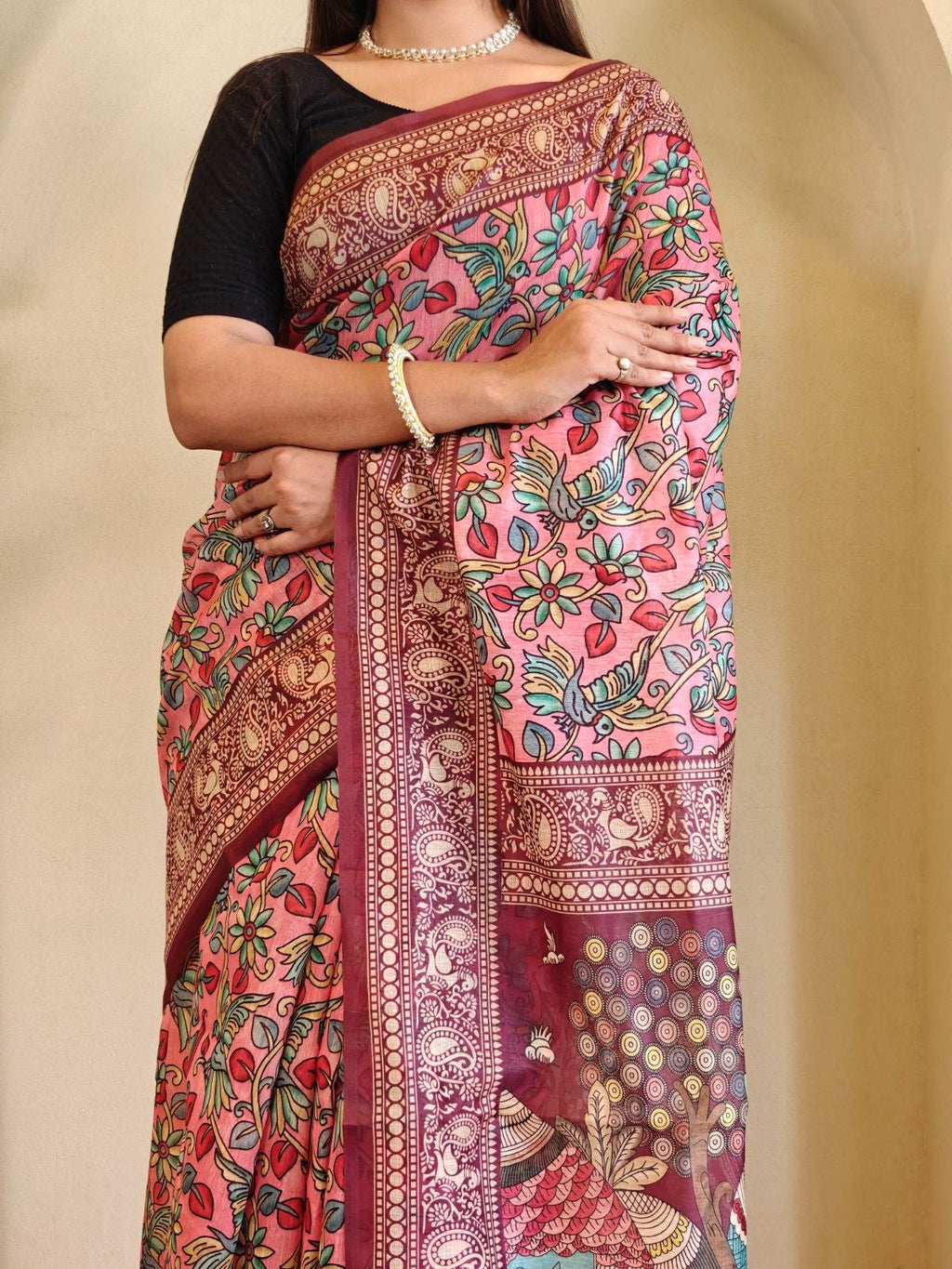 Cotton Chanderi Saree