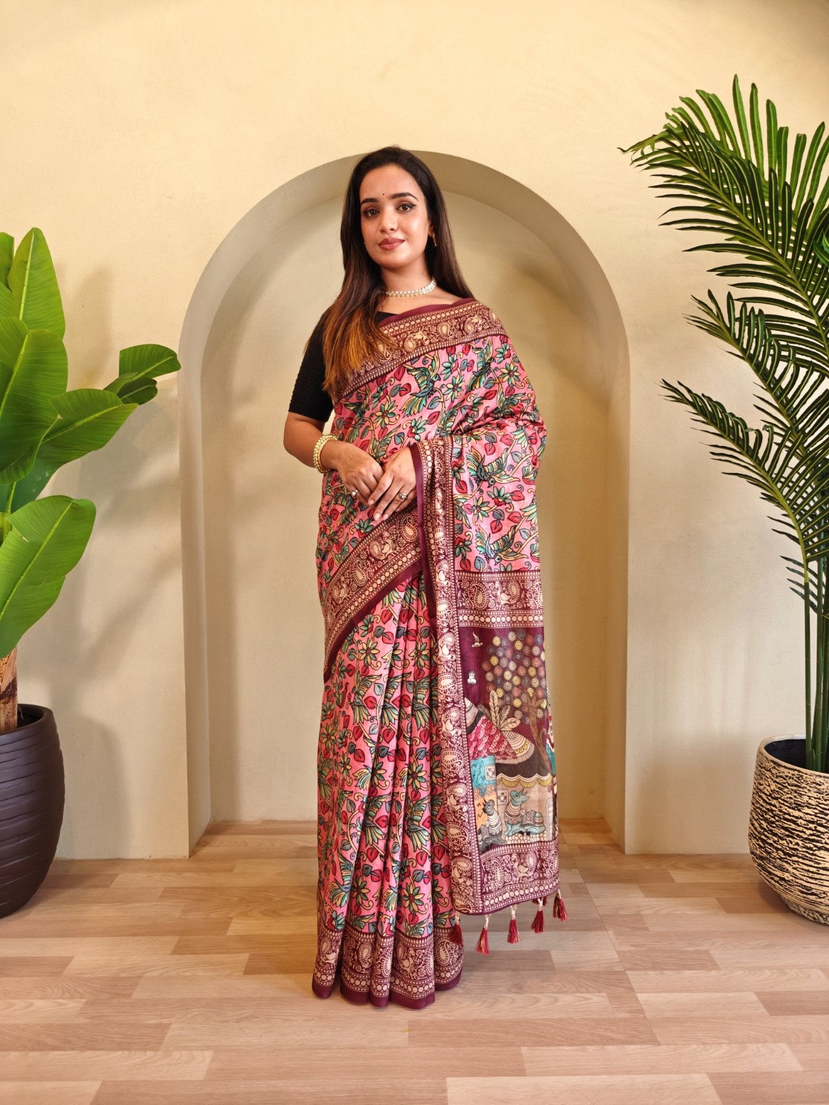Cotton Chanderi Saree