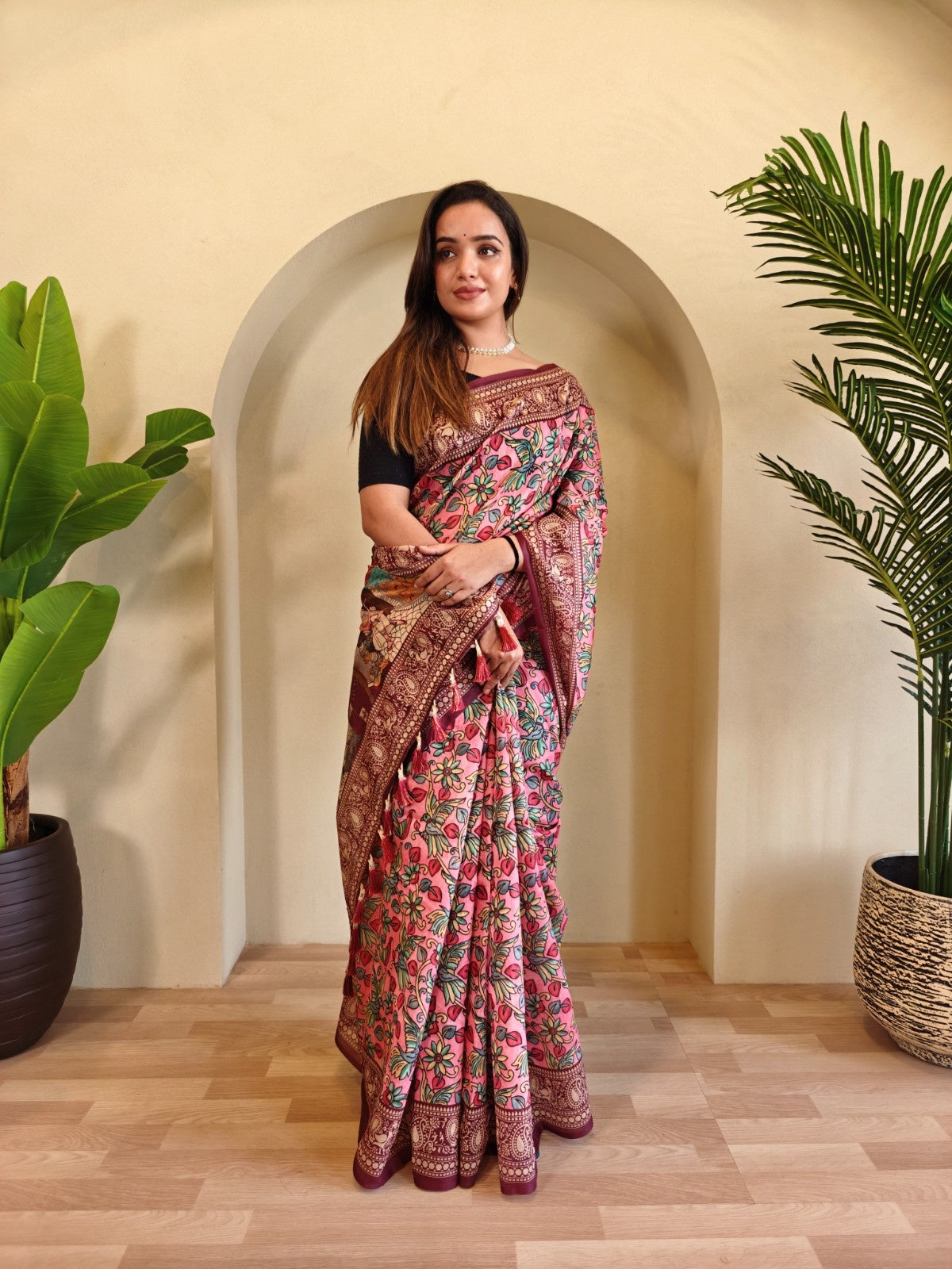 Cotton Chanderi Saree
