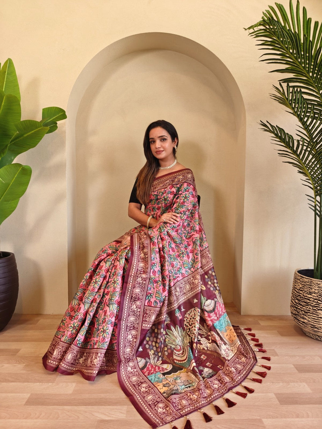 Cotton Chanderi Saree