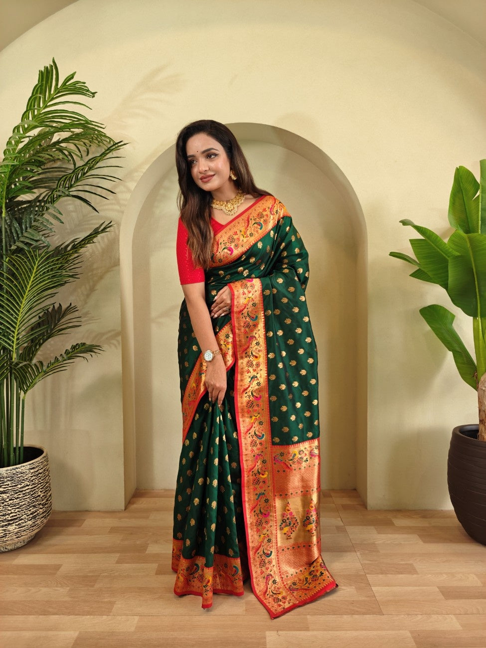 Pure Paithani Silk Saree