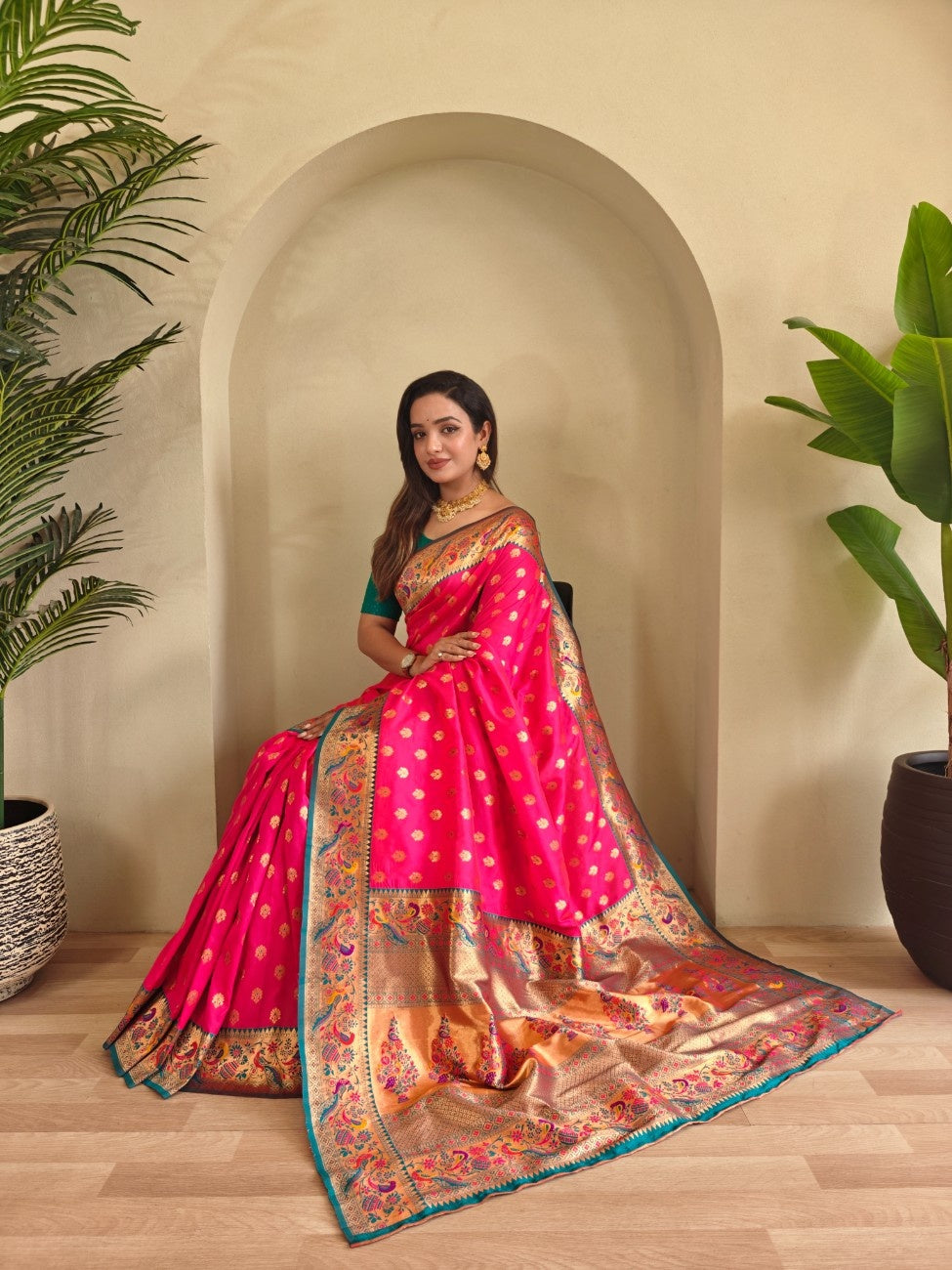 Pure Paithani Silk Saree