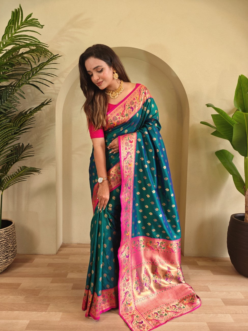 Pure Paithani Silk Saree