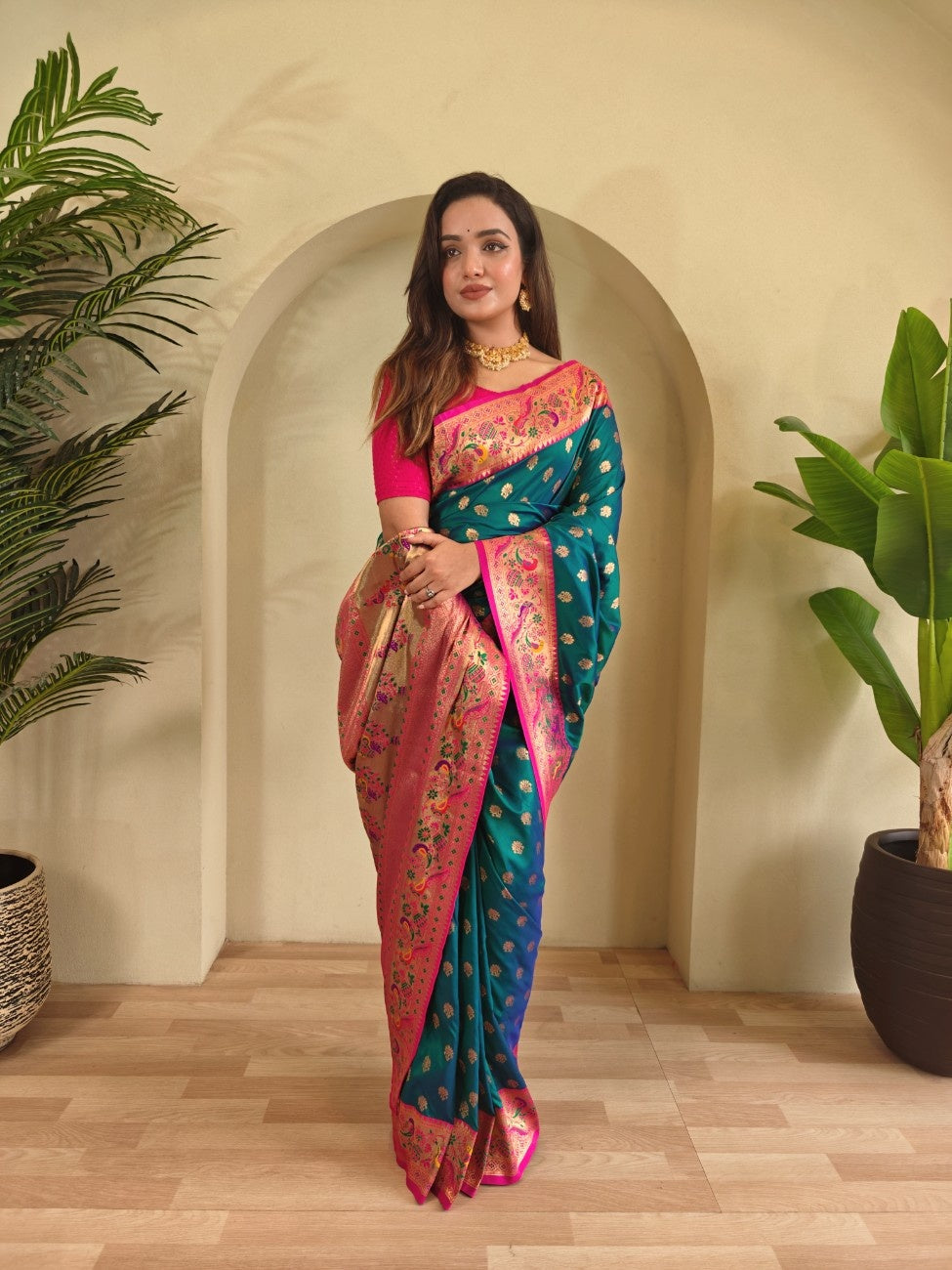 Pure Paithani Silk Saree