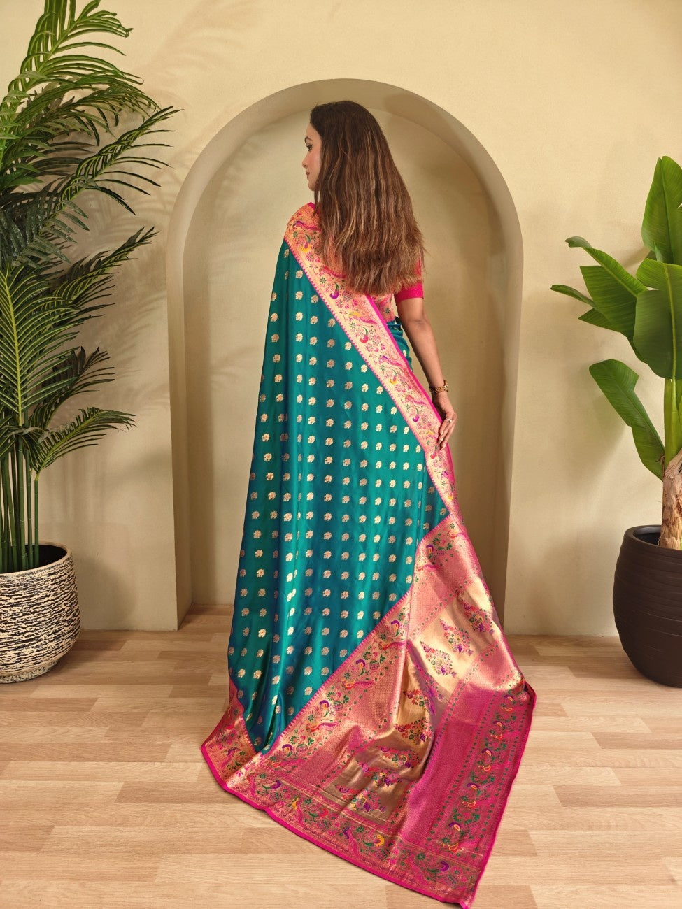 Pure Paithani Silk Saree