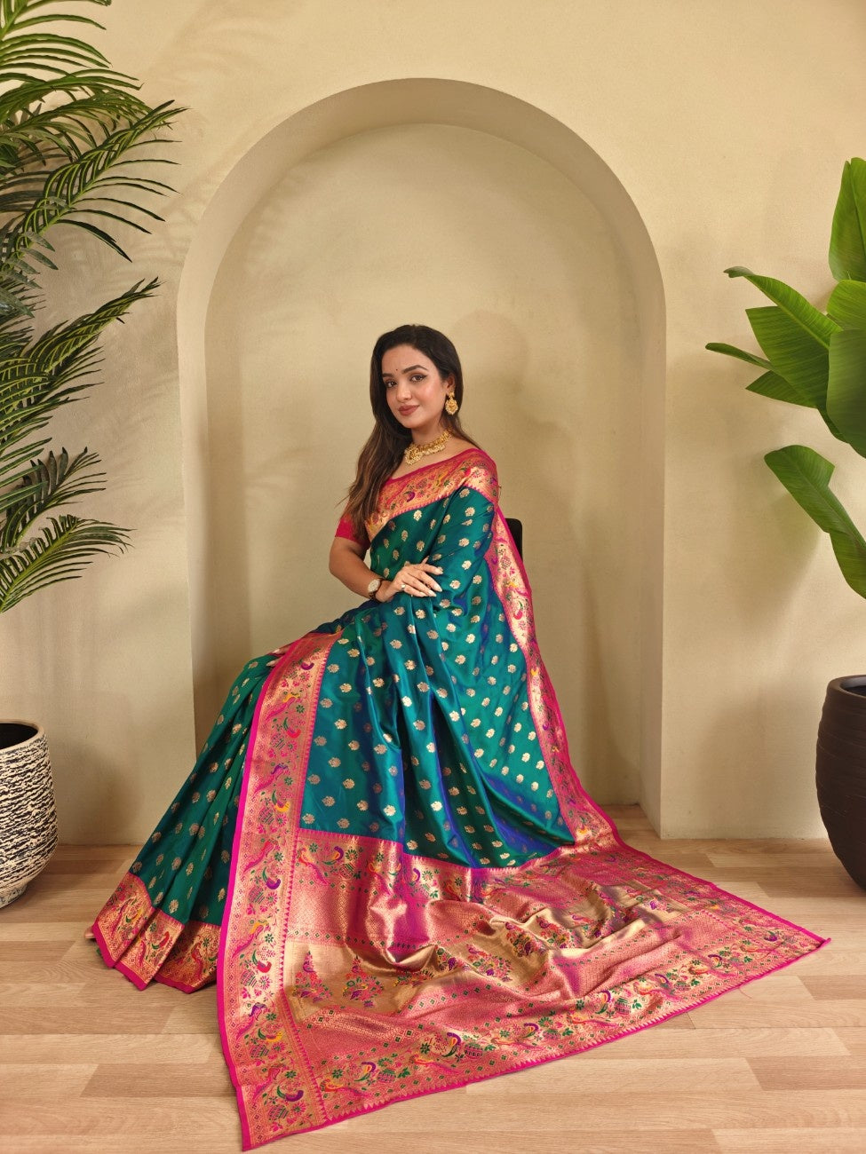 Pure Paithani Silk Saree