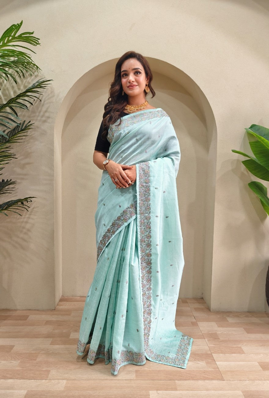 Pure Loom Tusar saree