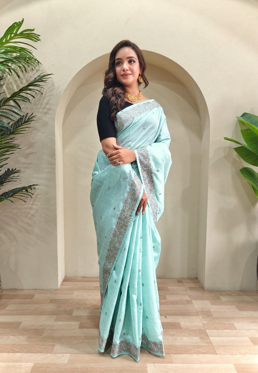 Pure Loom Tusar saree