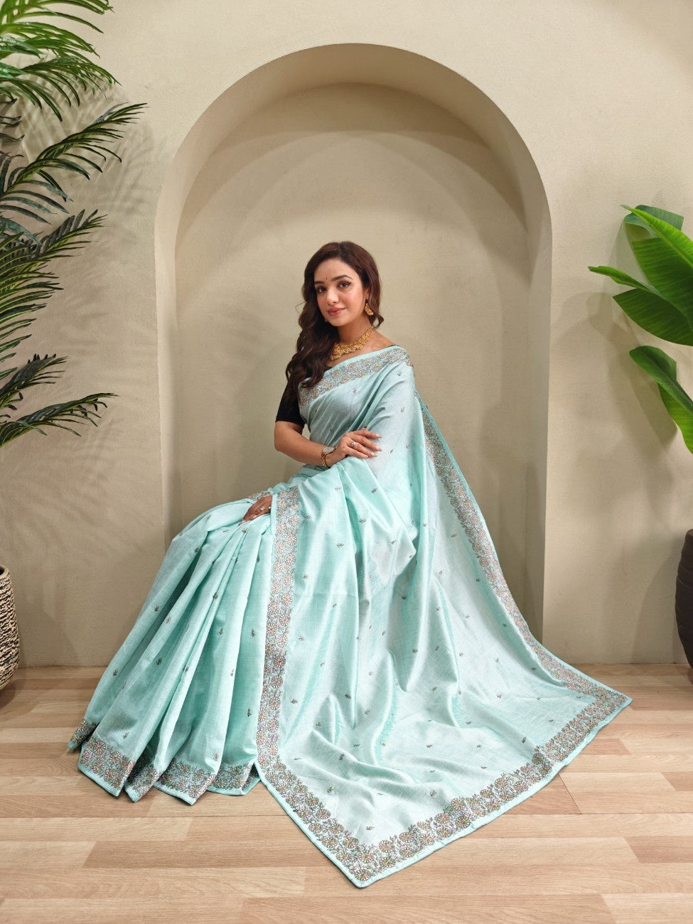 Pure Loom Tusar saree
