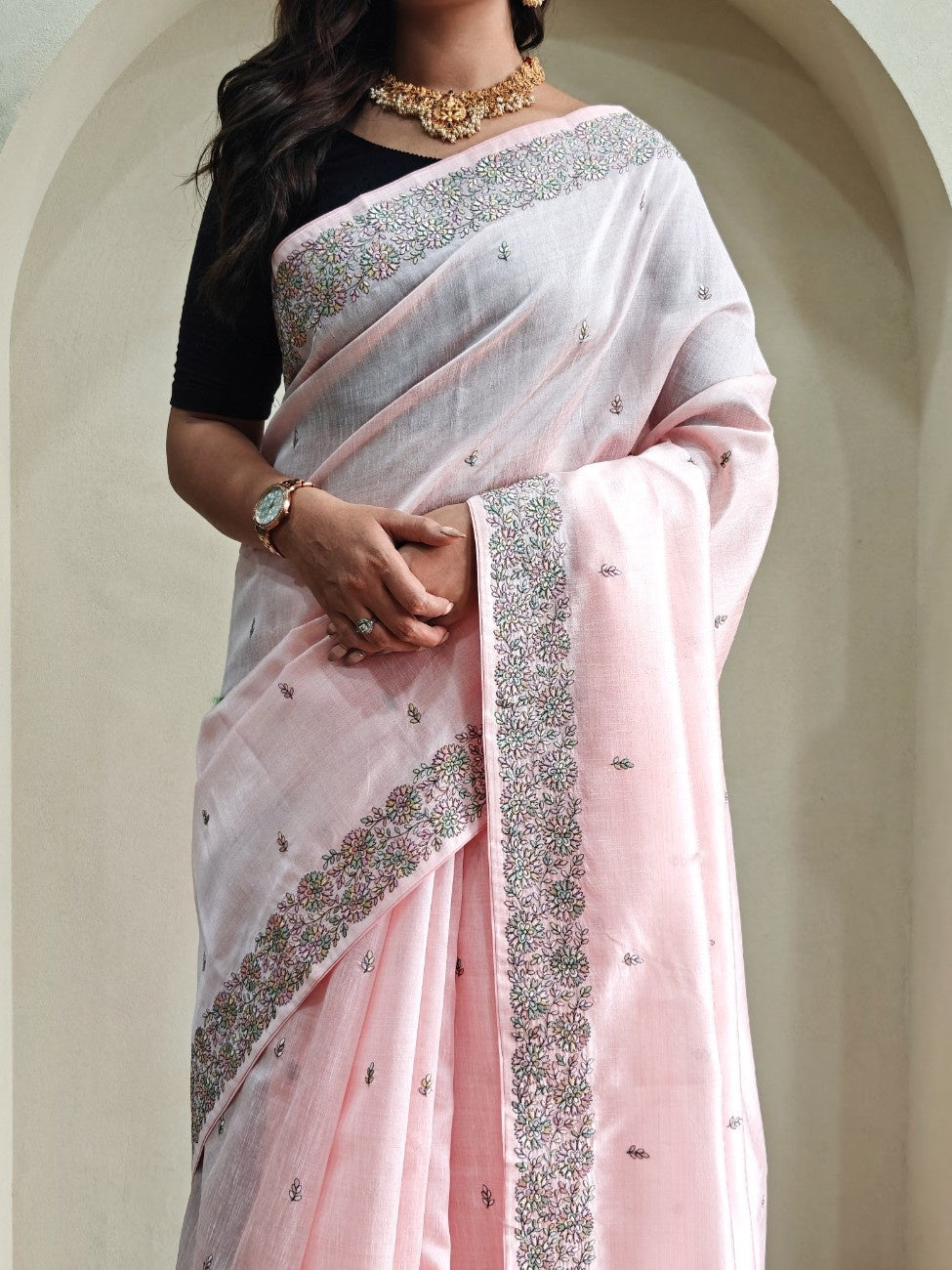 Pure Loom Tusar saree