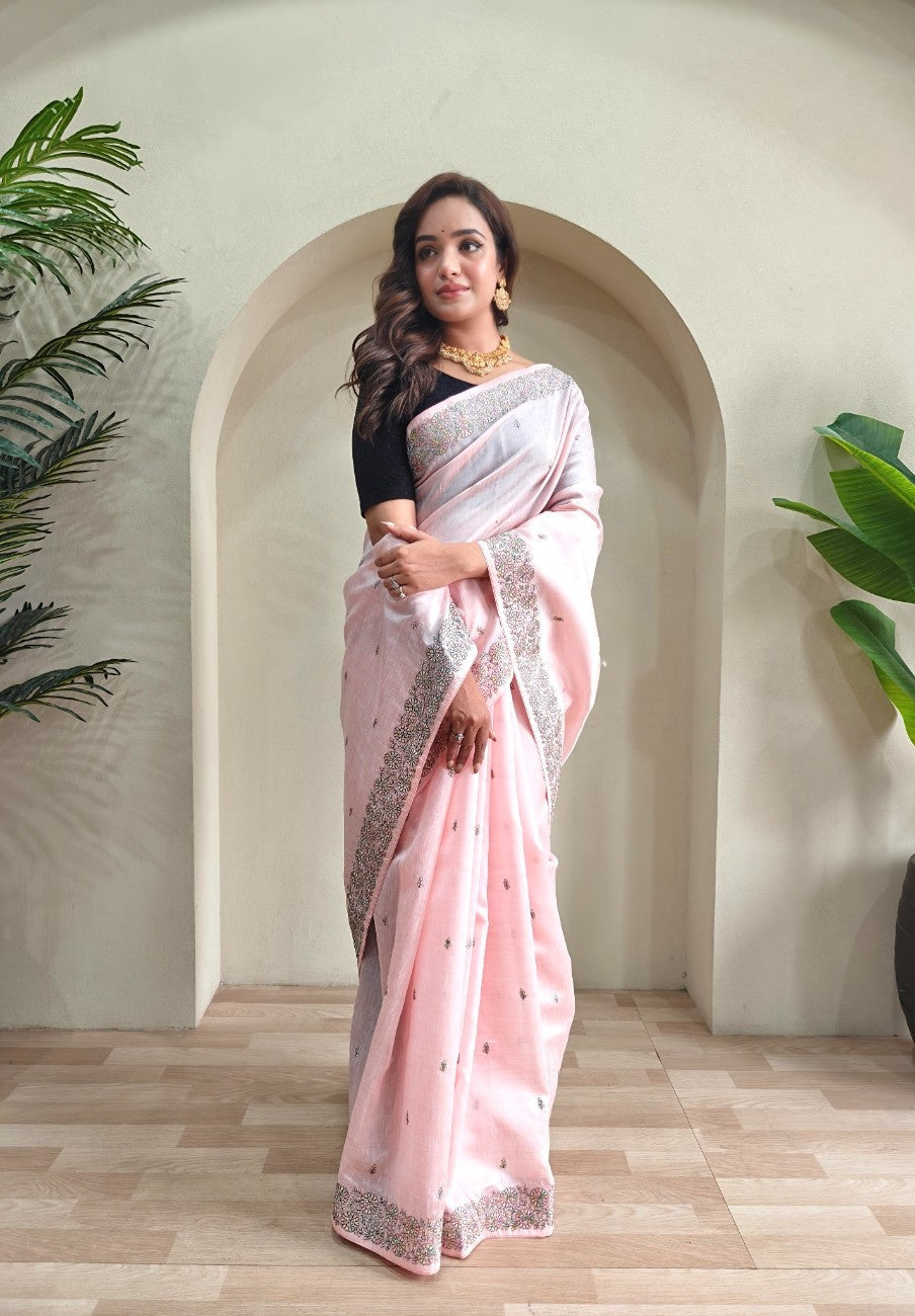 Pure Loom Tusar saree