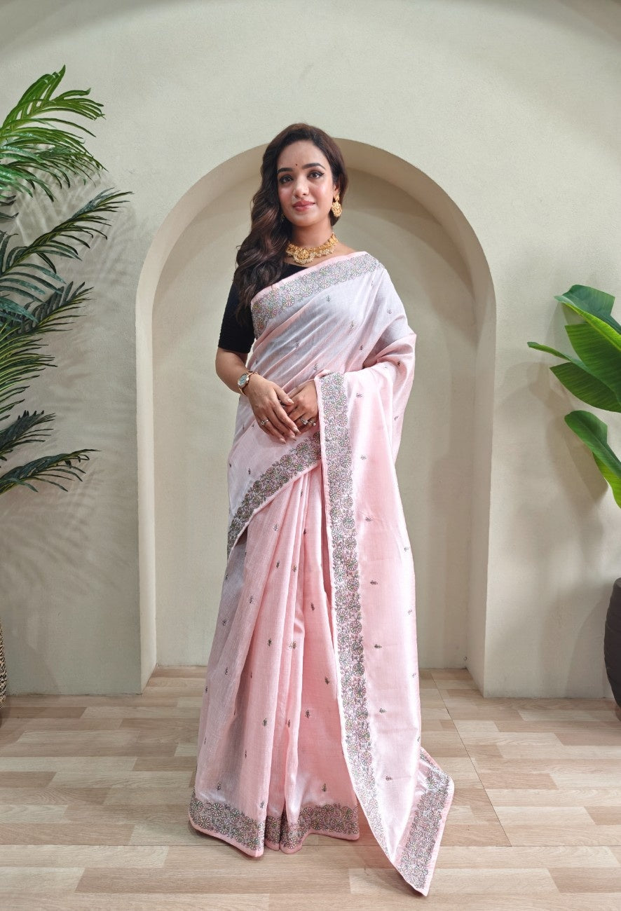 Pure Loom Tusar saree