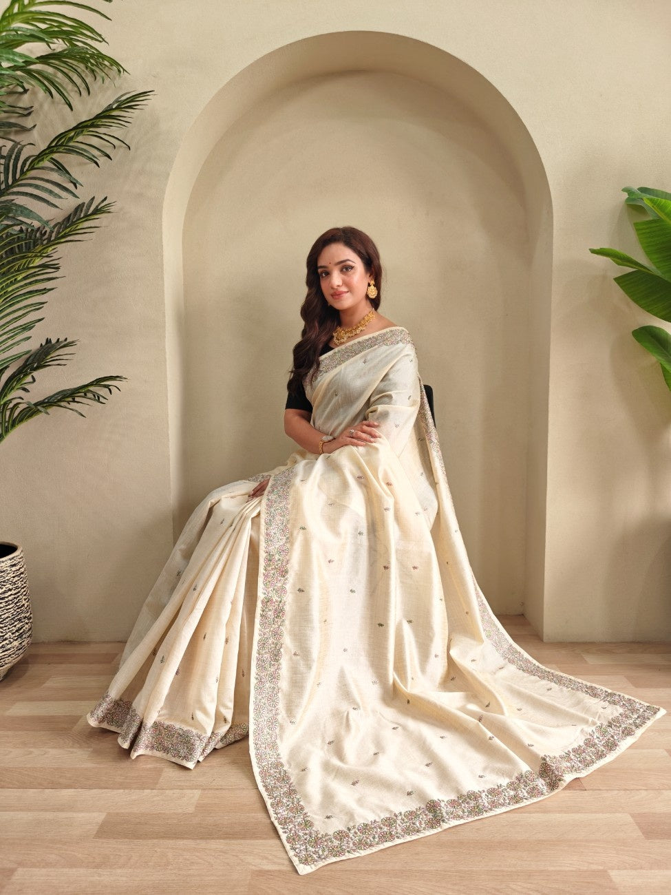 Pure Loom Tusar saree