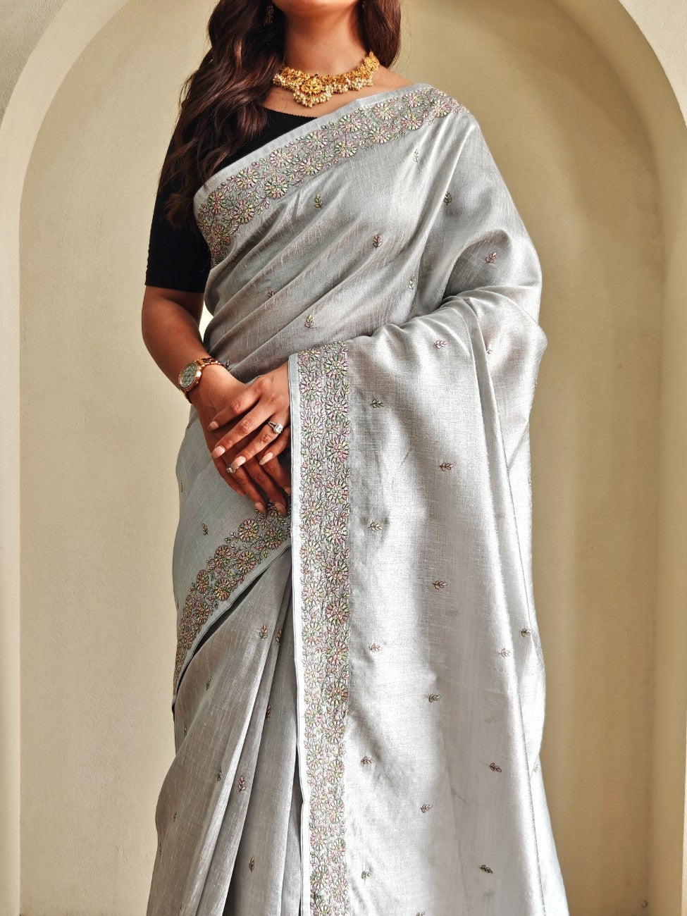 Pure Loom Tusar saree