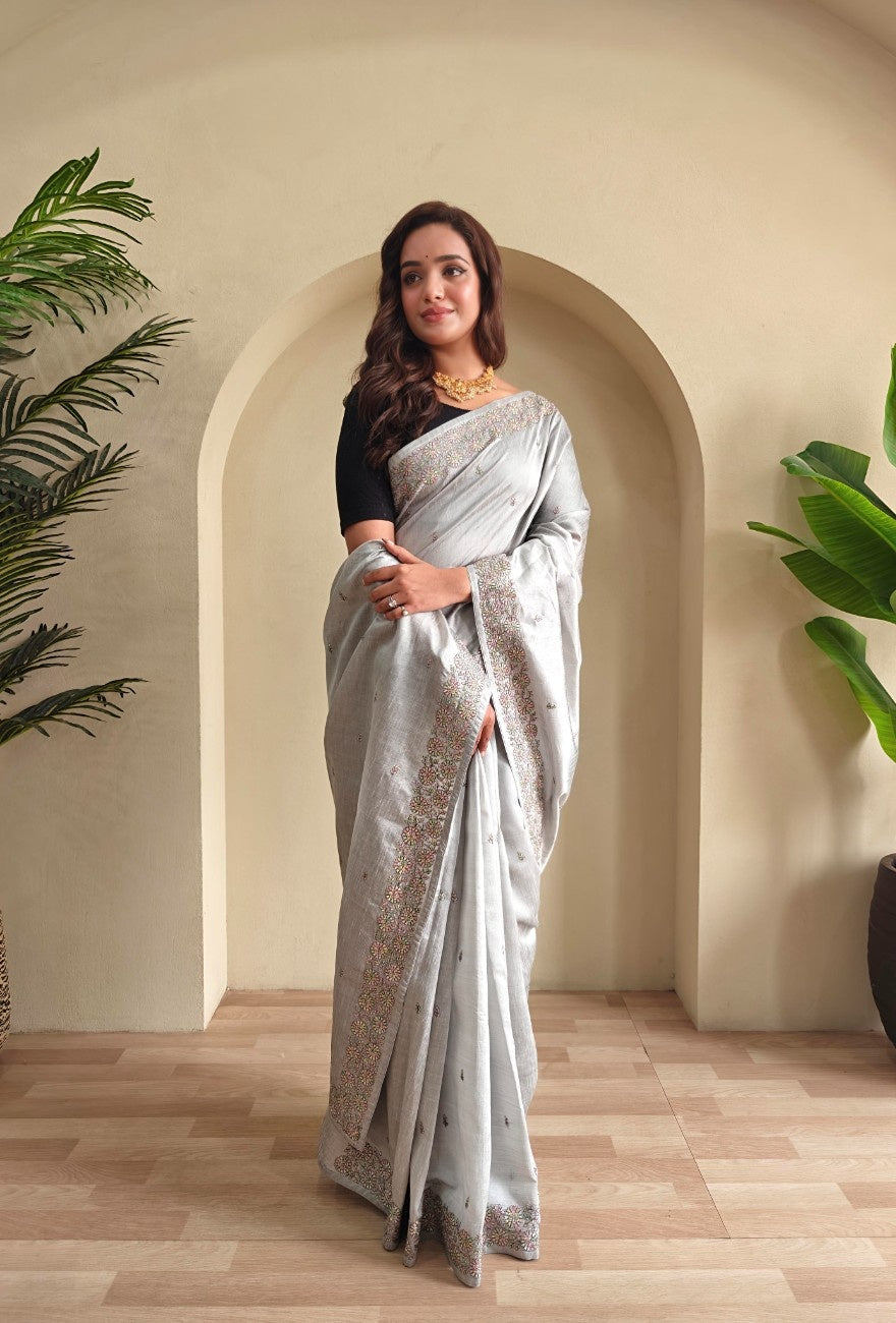 Pure Loom Tusar saree