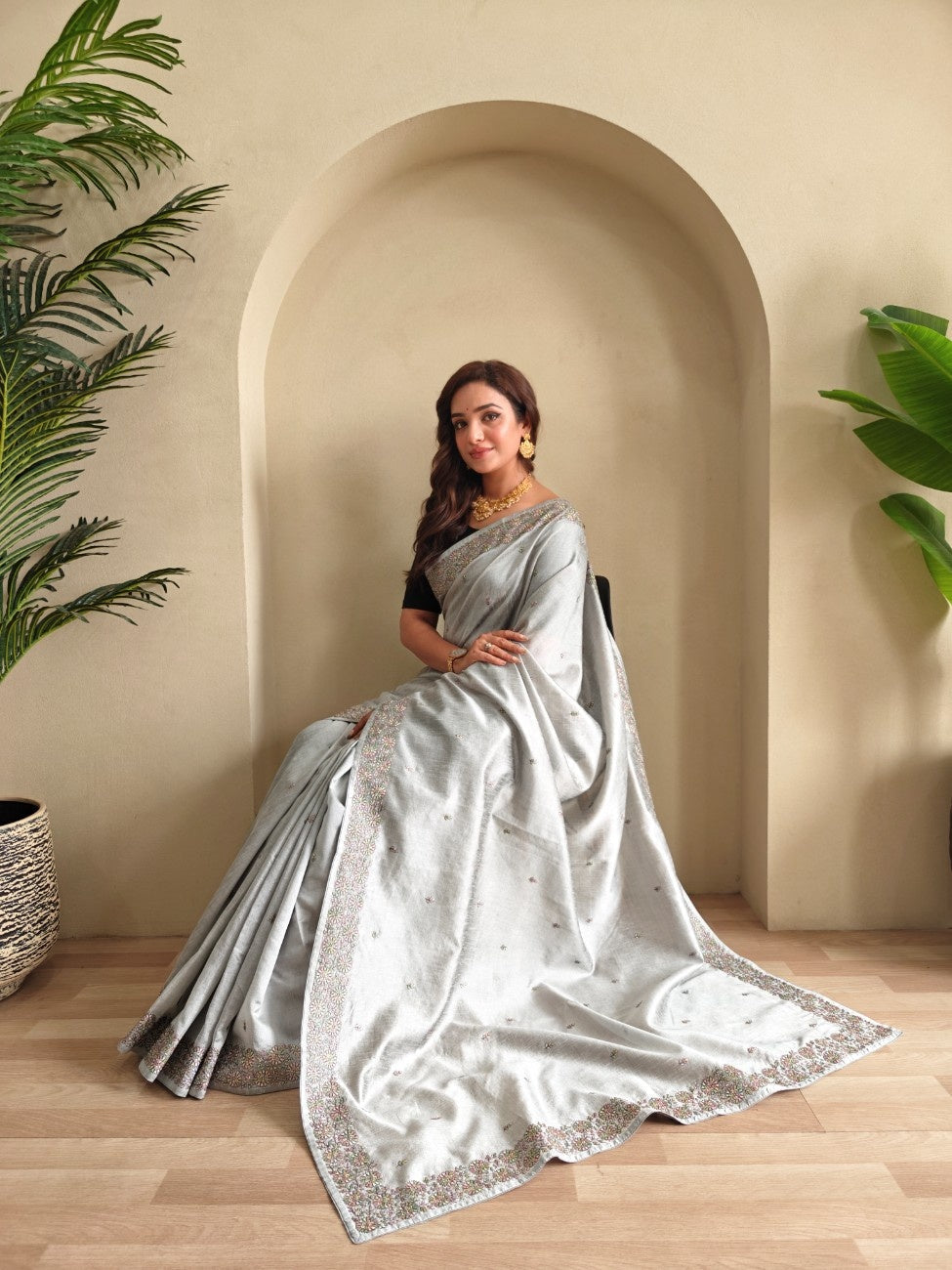 Pure Loom Tusar saree