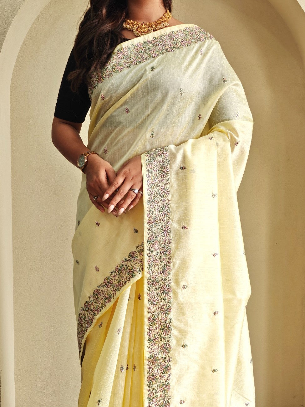 Pure Loom Tusar saree