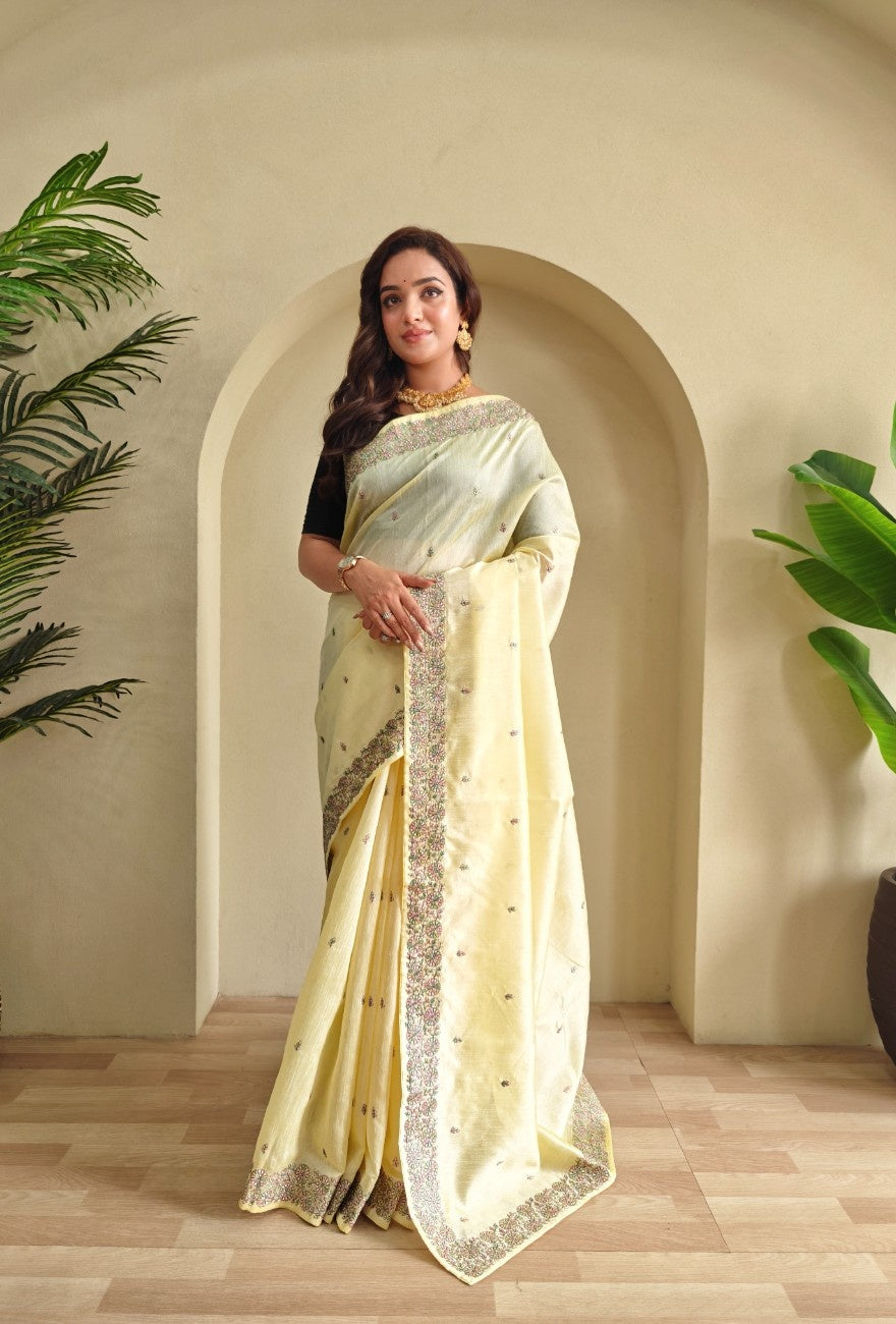 Pure Loom Tusar saree