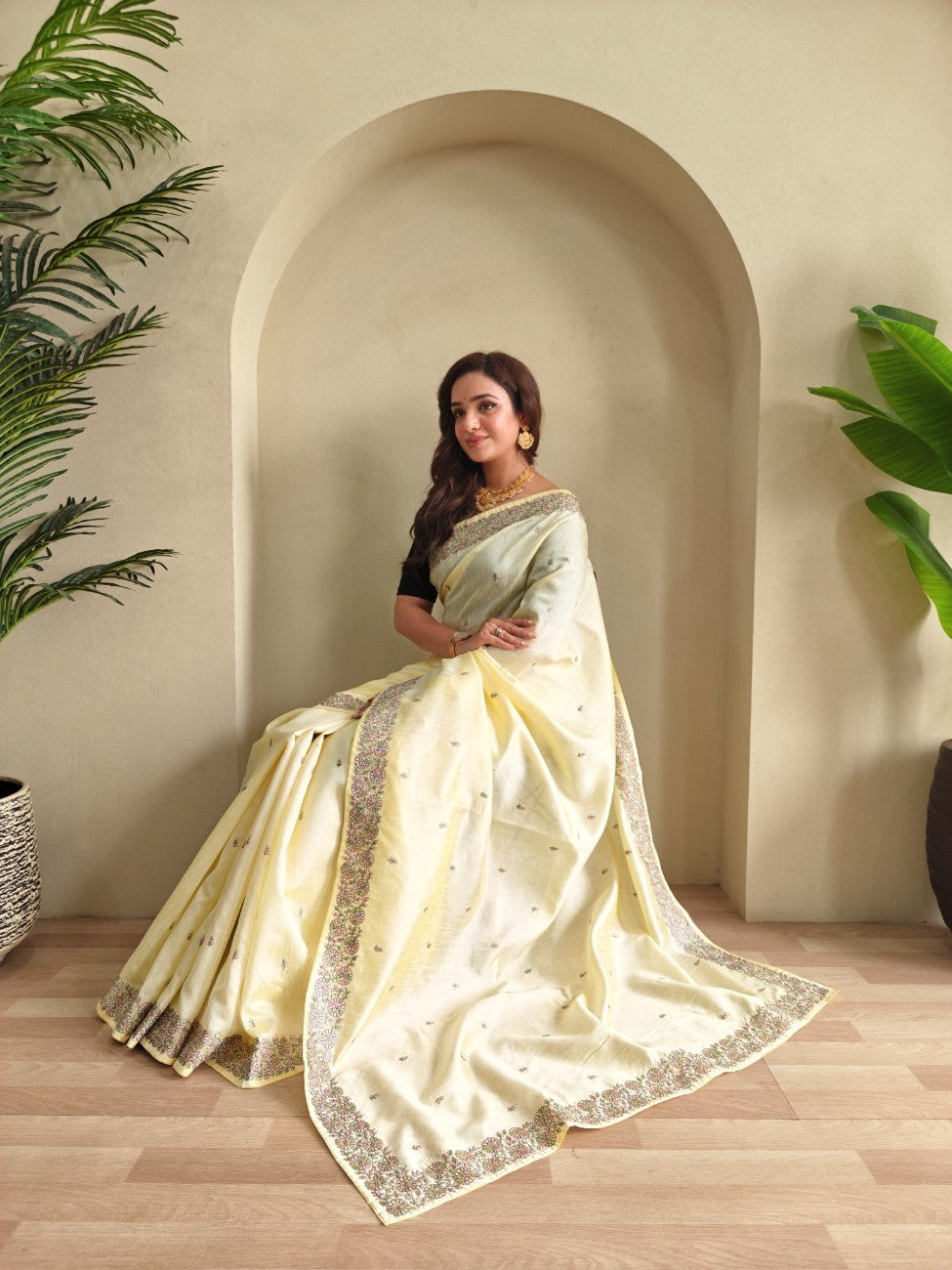 Pure Loom Tusar saree