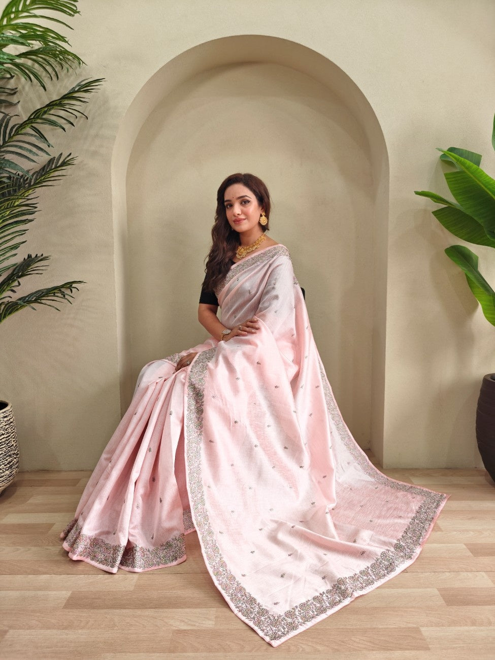 Pure Loom Tusar saree
