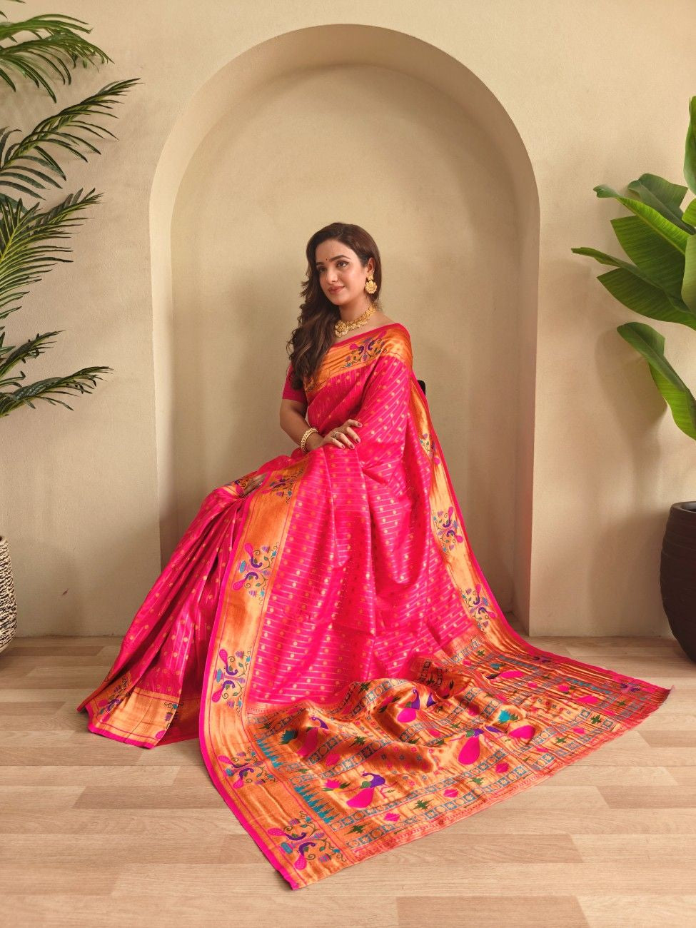 Premium Paithani Silk Sarees