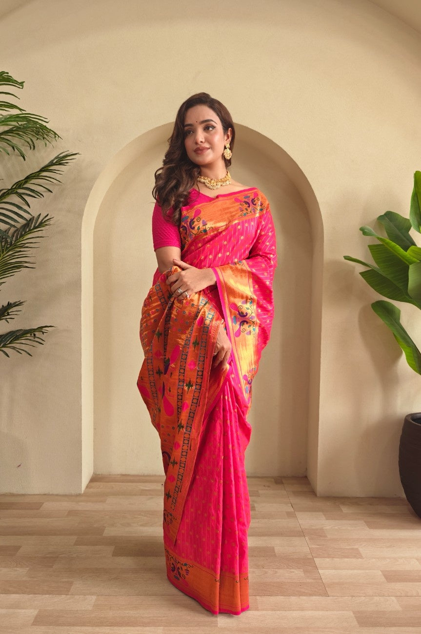 Premium Paithani Silk Sarees