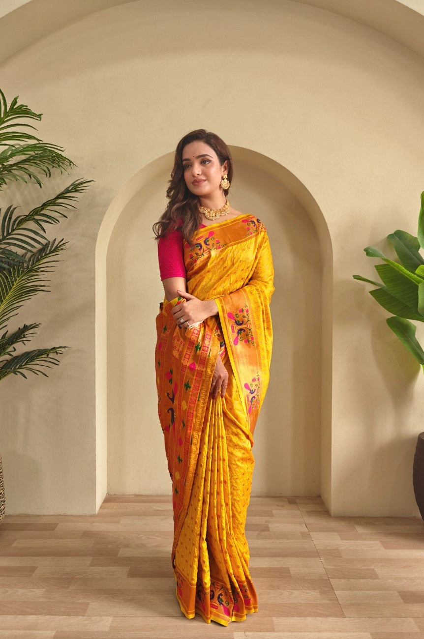Premium Paithani Silk Sarees