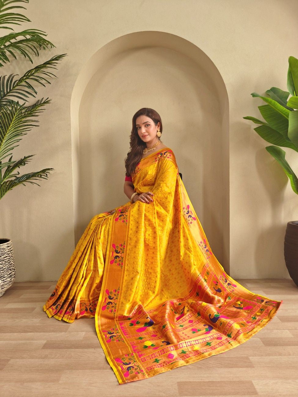 Premium Paithani Silk Sarees