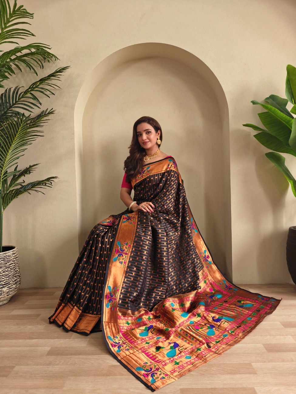 Premium Paithani Silk Sarees
