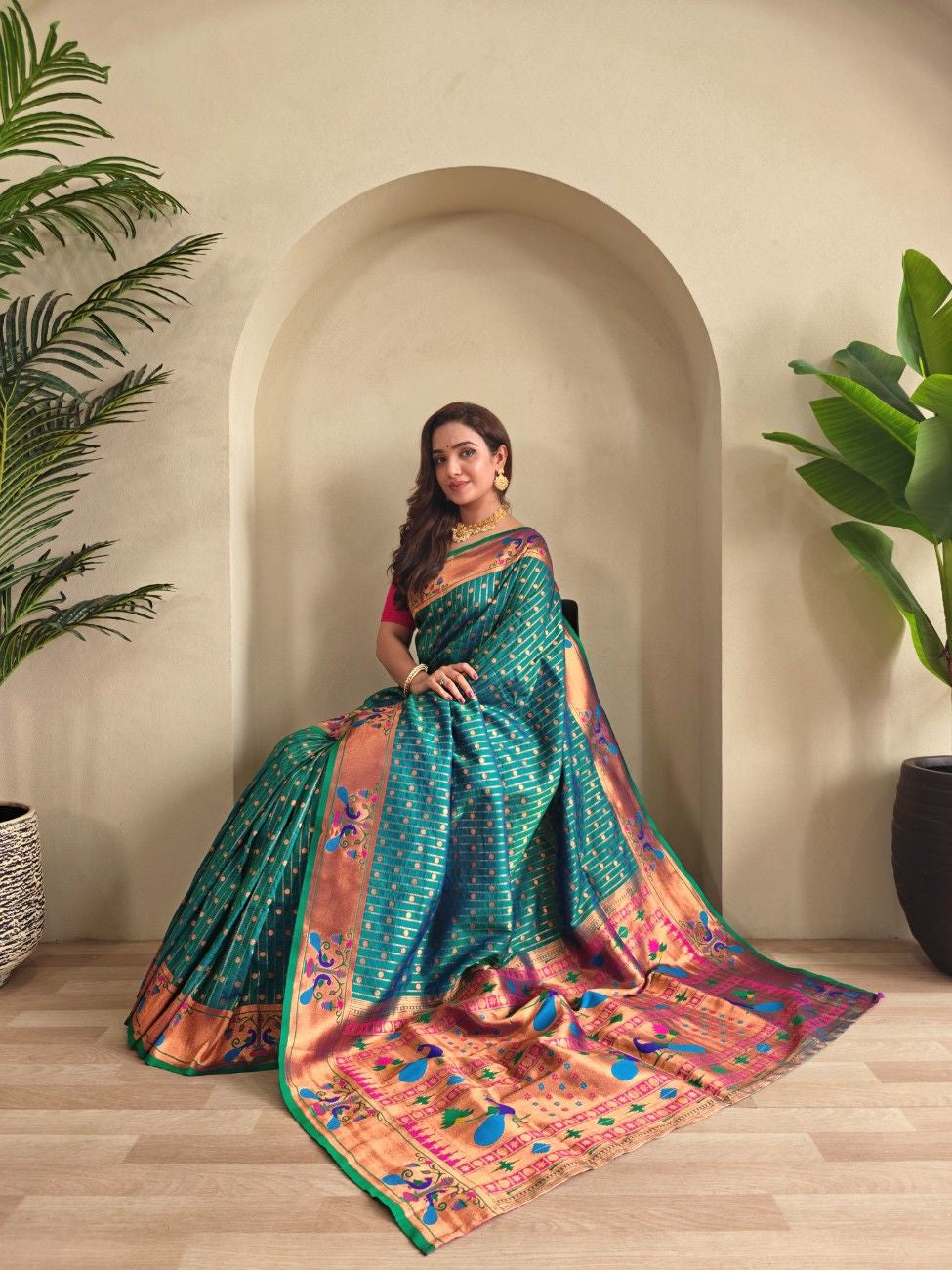 Premium Paithani Silk Sarees