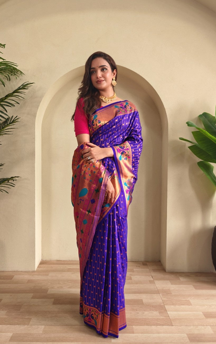 Premium Paithani Silk Sarees
