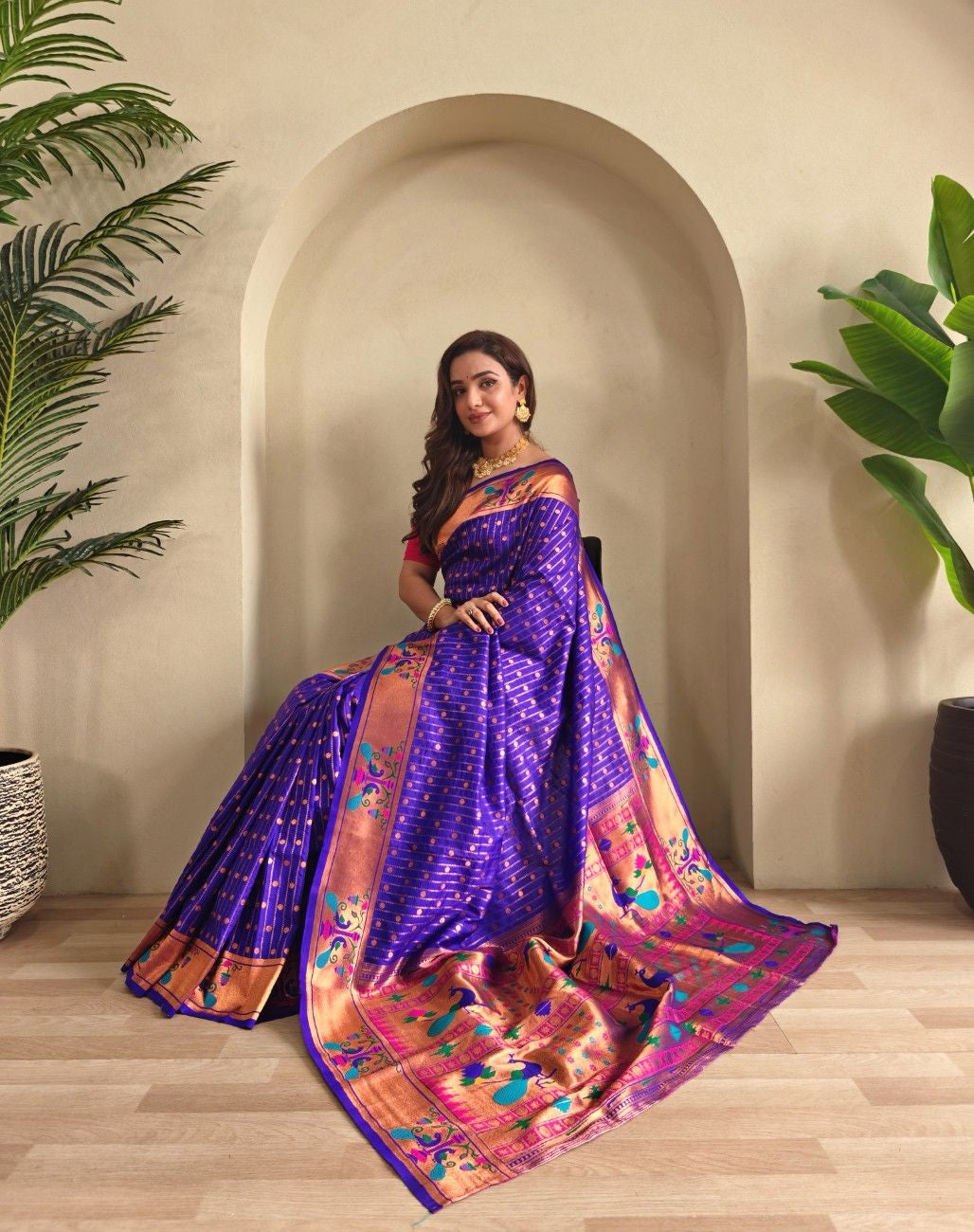 Premium Paithani Silk Sarees