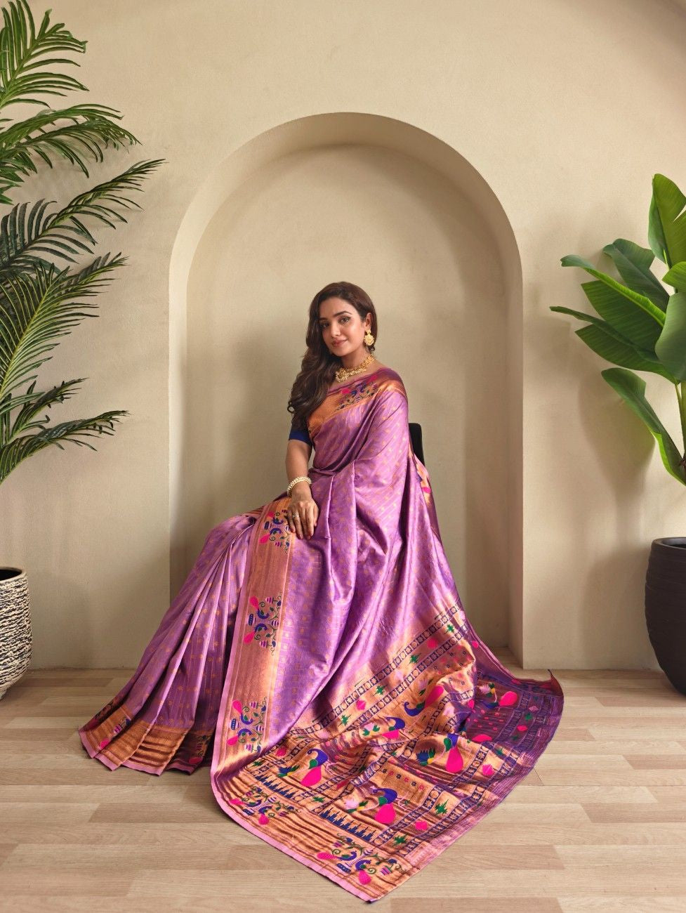 Premium Paithani Silk Sarees