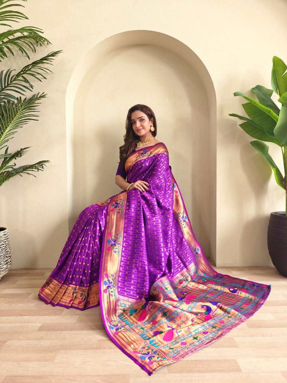 Premium Paithani Silk Sarees