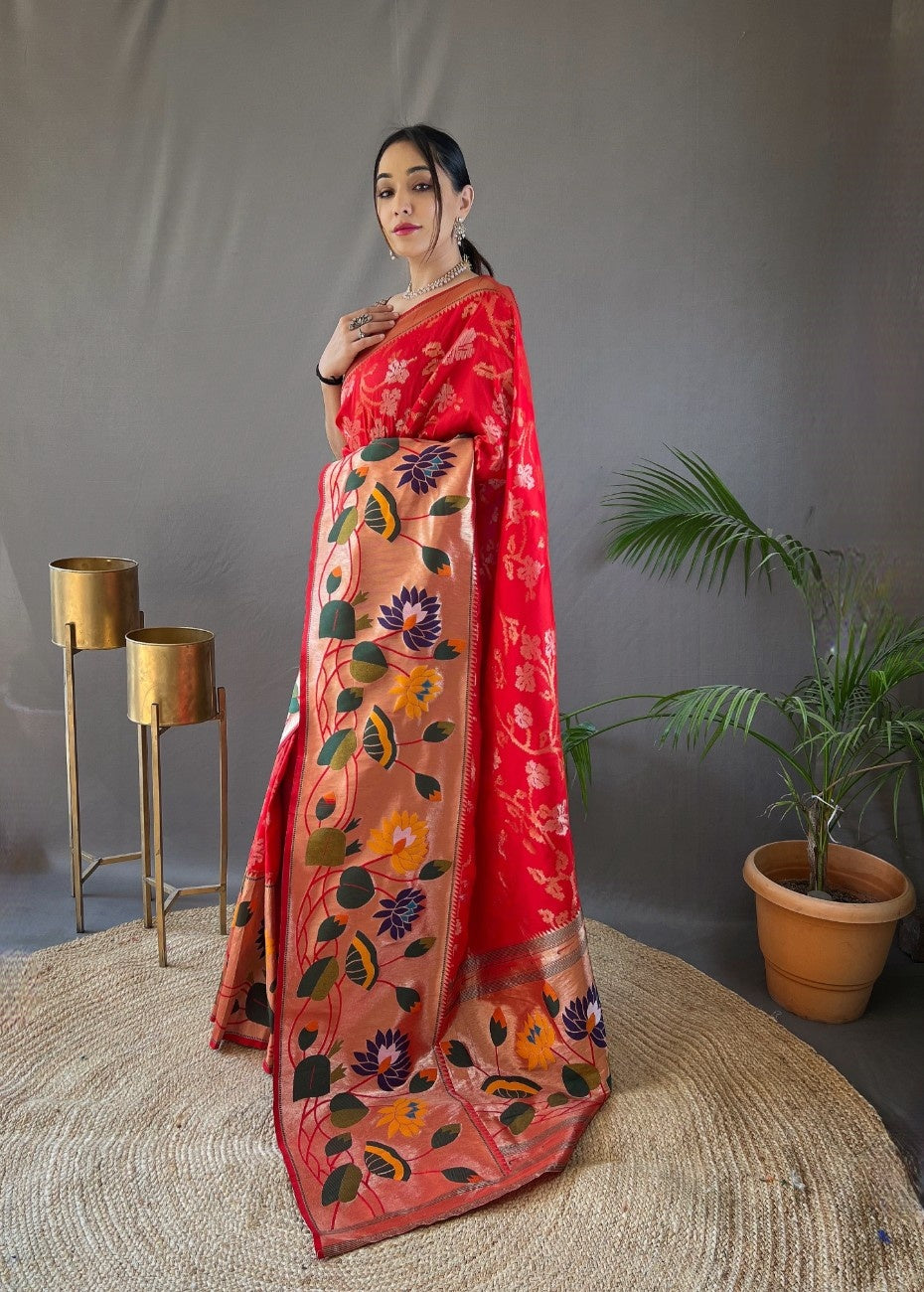 Pure Paithani Silk Saree