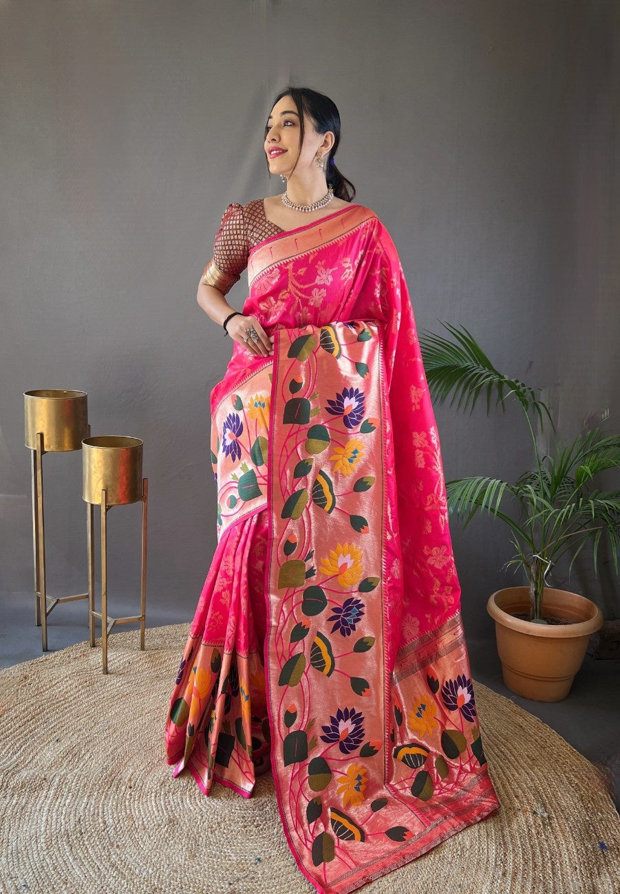 Pure Paithani Silk Saree