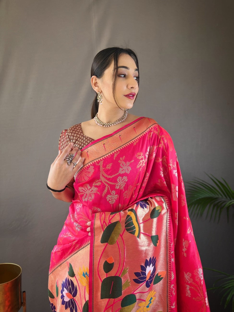 Pure Paithani Silk Saree