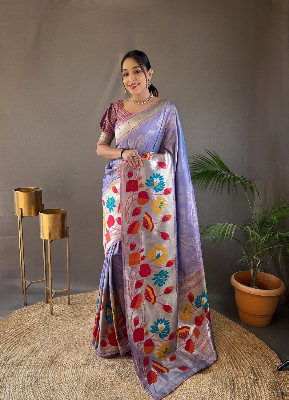 Pure Paithani Silk Saree